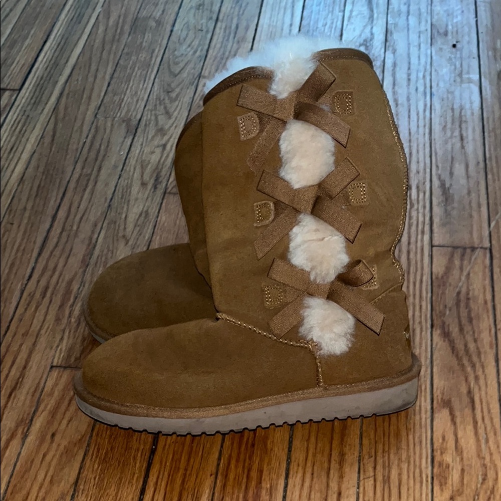 Kolaburra Cozy Tan Suede Women's Boots